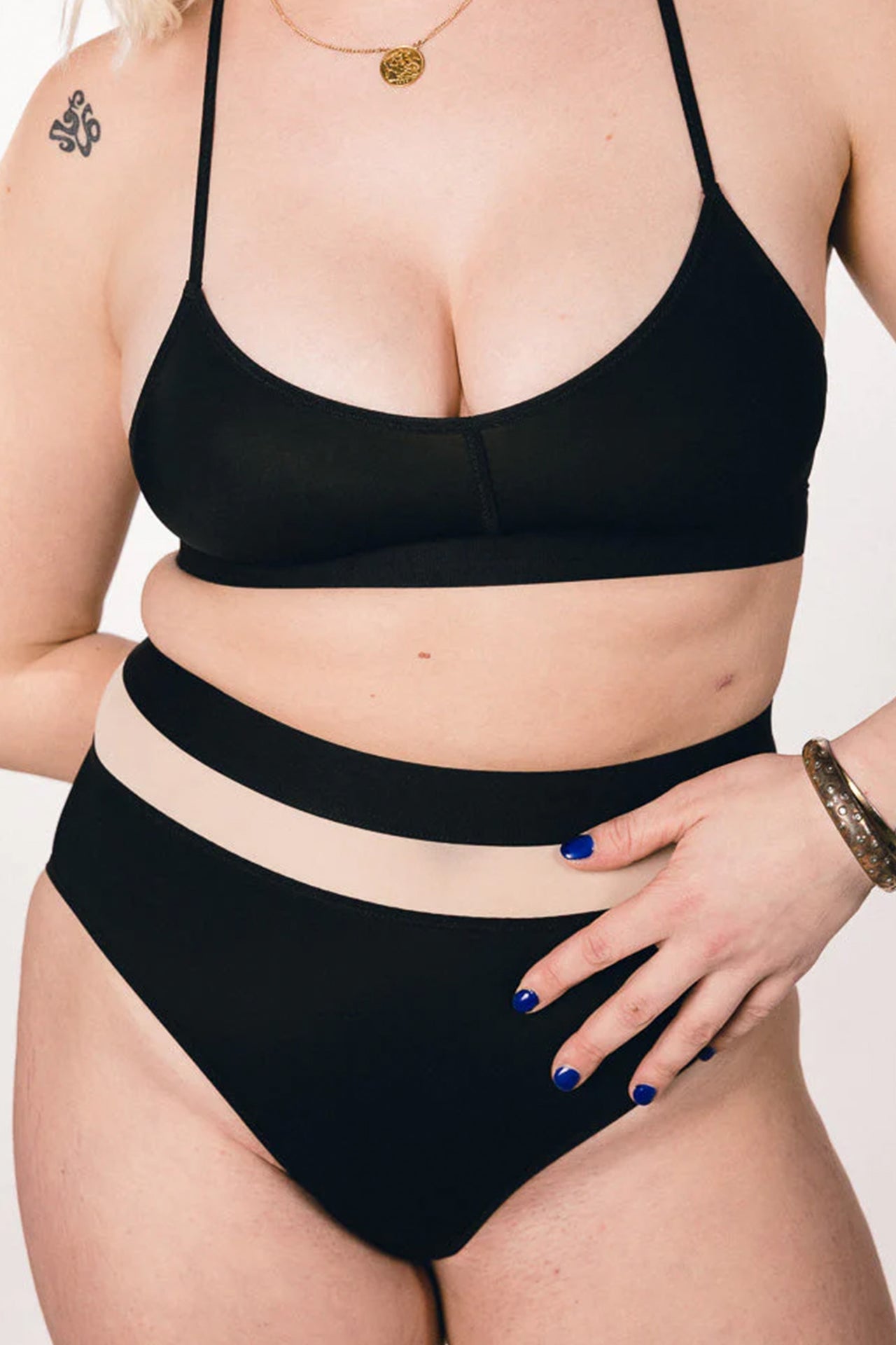 Lotus High Waist Swim Brief