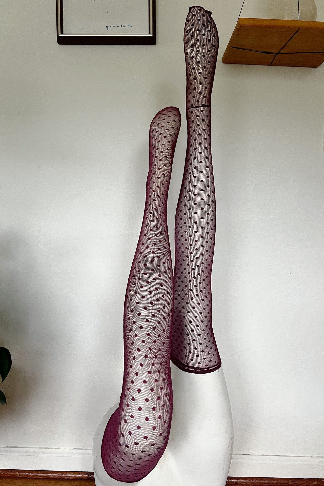 Coucou Over The Knee Sock in Dahlia