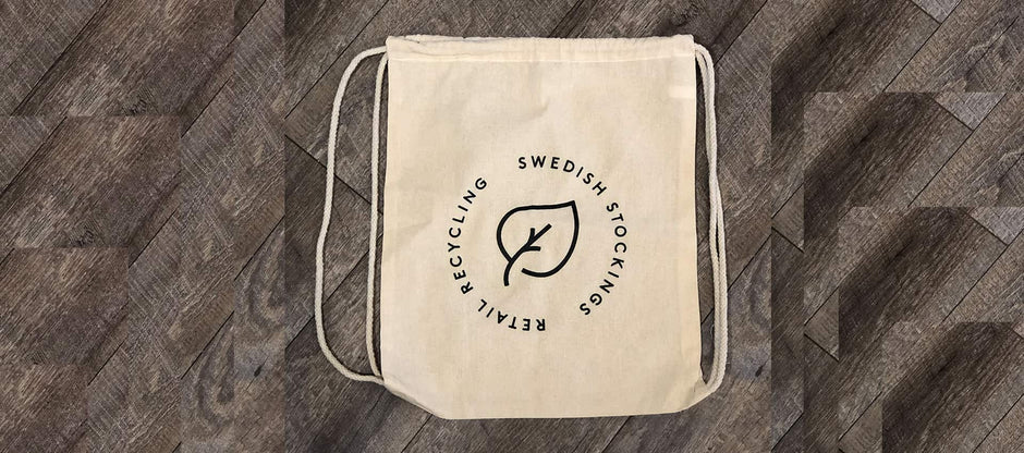 Swedish Stockings recycling club collection bag