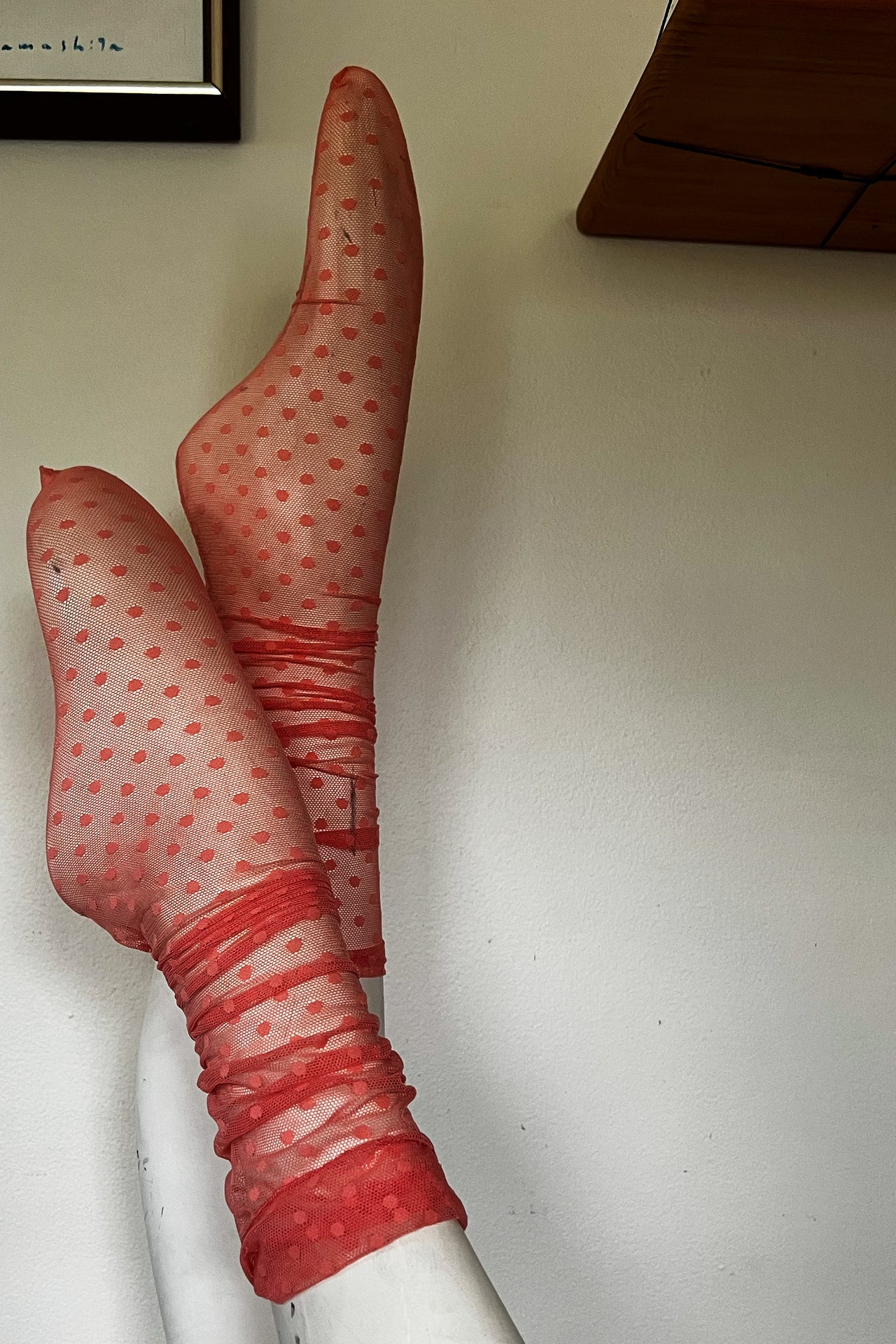 Coucou Ankle Socks in Tangerine